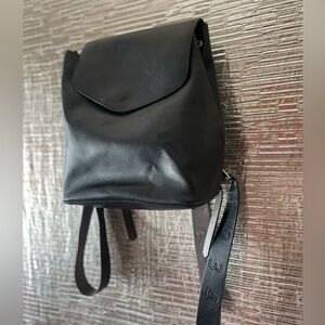 Zara vegan leather backpack